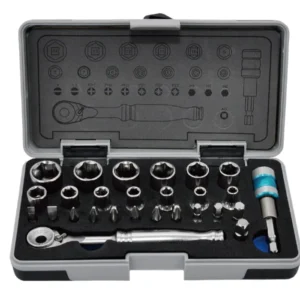 27-Piece Stainless Steel 1/4" Drive Socket Wrench Set | 2627MBS