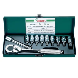 46024-11 ½" Dr. 11-Pc Bit Socket Wrench Set