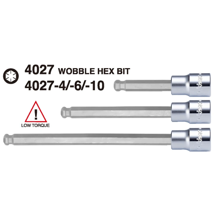 4027-4M Wobble Hex Bit Socket | ½"Drive 100mm Long