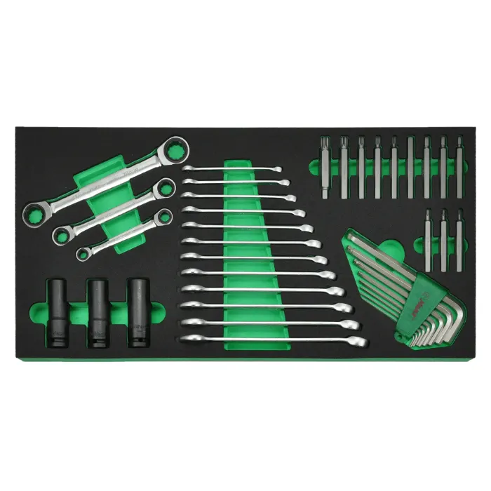FTK-4 (1) FTK-4 39-Piece Impact Socket, Bit & Wrench Set / Modular EVA Foam Edition